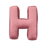 Betty's Home Rose Velvet Alphabet Cushion
