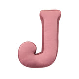 Betty's Home Rose Velvet Alphabet Cushion