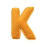 Betty's Home Yellow Velvet Alphabet Cushion