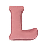 Betty's Home Rose Velvet Alphabet Cushion