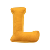 Betty's Home Yellow Velvet Alphabet Cushion