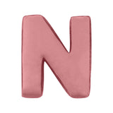 Betty's Home Rose Velvet Alphabet Cushion
