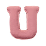Betty's Home Rose Velvet Alphabet Cushion