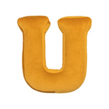 Betty's Home Yellow Velvet Alphabet Cushion
