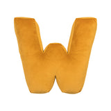 Betty's Home Yellow Velvet Alphabet Cushion