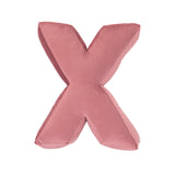 Betty's Home Rose Velvet Alphabet Cushion