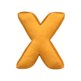 Betty's Home Yellow Velvet Alphabet Cushion