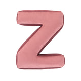 Betty's Home Rose Velvet Alphabet Cushion