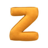 Betty's Home Yellow Velvet Alphabet Cushion