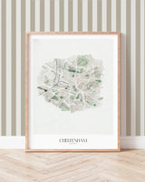 Cheltenham Street - Map Art Print
