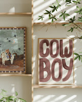 Cowboy - Cowboy Word Print