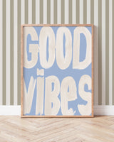 Good Vibes' - Word Art Print