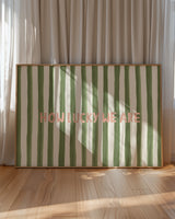 How Lucky We Are - Word Art Print