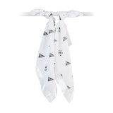 Lulujo - 2 Pack Muslin Security Comforter Blanket - Footballs