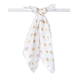 Lulujo - 2 Pack Muslin Security Comforter Blanket - Rainbows