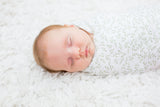 Lulujo - 2 Pack Cotton Swaddles - Daisy / Greenery (100cm x100cm)