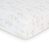 Lulujo - Cotton Fitted Cot  Sheet - Fish (135cm x 70cm)