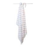 Lulujo - 2 Pack Cotton Swaddles - Vintage Bears / Sailboat (100cm x100cm)