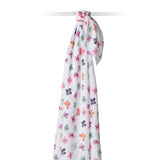 Lulujo - Muslin Swaddle - Butterflies (120cm x 120cm)