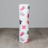 Lulujo - Muslin Swaddle - Butterflies (120cm x 120cm)