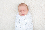 Lulujo - Muslin Swaddle - Stars (100cm x 100cm)