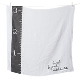 Lulujo - Single Cotton Swaddle & Cards Gift Set- Loved Beyond Measure