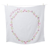 Lulujo - Single Cotton Swaddle & Cards Gift Set- Isn't She Lovely