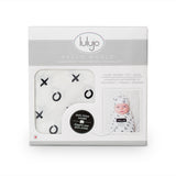 Lulujo - Bamboo Hat and Swaddle Blanket Gift Set - Hugs & Kisses