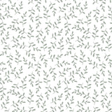 Lulujo - Cotton Fitted Cot  Sheet - Greenery (135cm x 70cm)