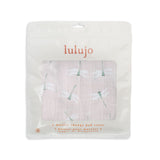 Lulujo - Cotton Fitted Crib Sheet - Dragonflies (81cm x 43cm)