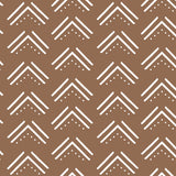 Lulujo - Cotton Fitted Crib Sheet - Mudcloth (81cm x 43cm)