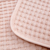 Lulujo -  Waffle Blanket - Ballet Slipper