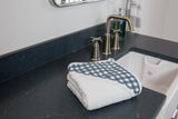 Lulujo - Hooded Towel - Navy Gingham