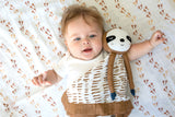 Lulujo - Cotton Muslin Lovie - Sloth