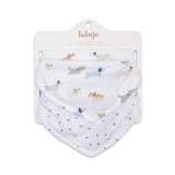 Lulujo - 2 pack Bandana Bib - Puppy Dog & Stars