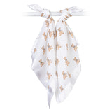 Lulujo - 2 Pack Muslin Security Comforter Blanket - Vintage Bear