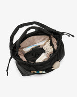 Luna Drawstring Changing Tote Black