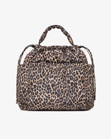 Luna Drawstring Changing Tote Leopard Print