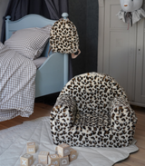 Toddler Boucle Chair - Leopard