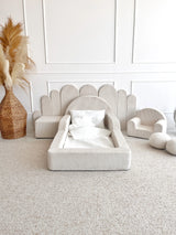 Monio - Children's Bed - Corduroy Cream