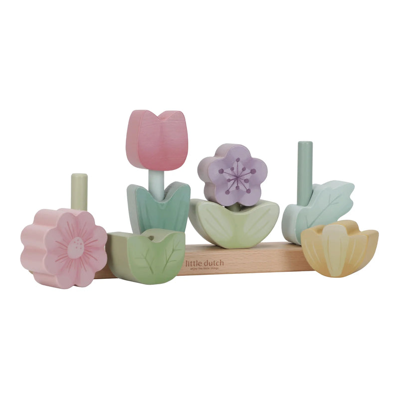 Stacking Puzzle Flowers - Fairy Garden