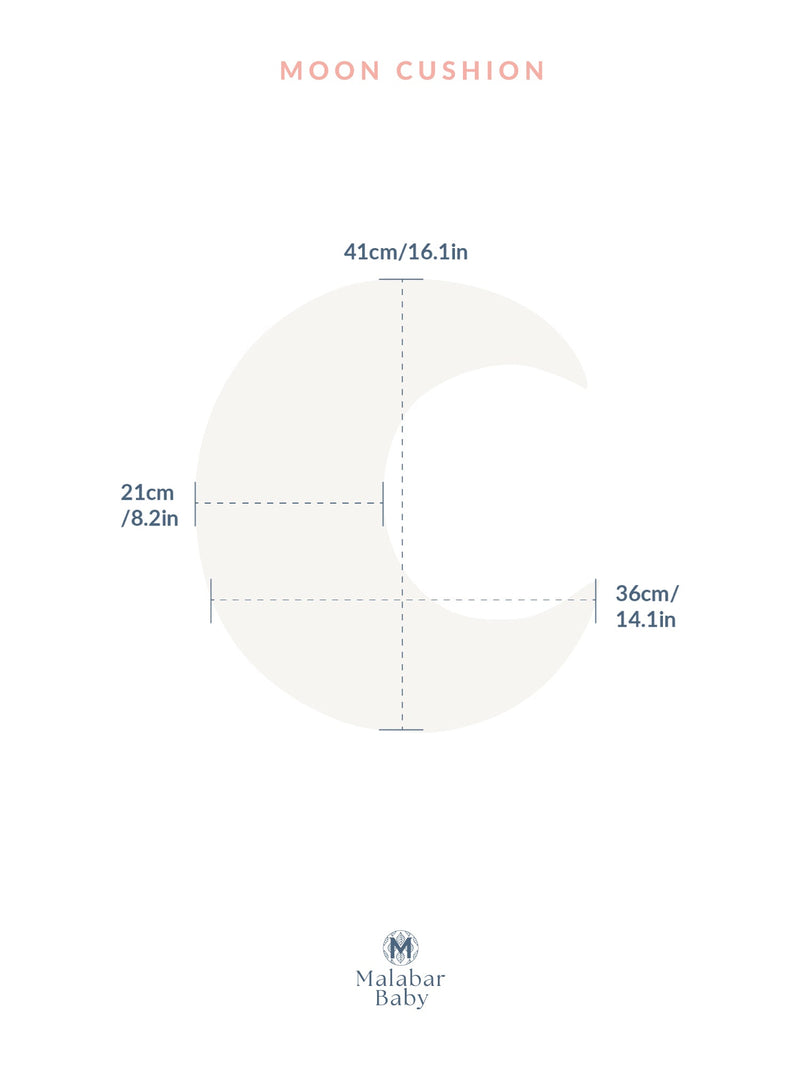 Moon Cushion- Mustard Yellow