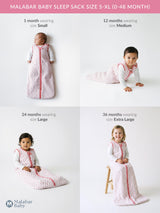 TOG 2.2 (Quilted) - Pink City Wearable Baby Sleep Sack