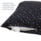 MINICAMP Long Maternity & Lumbar Support Pillow with Organic Cover in Navy Blue