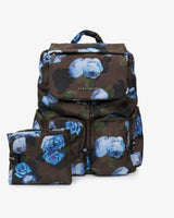 Alto Changing Backpack Brown Modern Floral Print