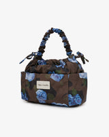 Mini Luna Drawstring Stroller Bag Brown Floral Print