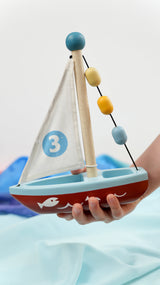 Wooden Sailing Boat