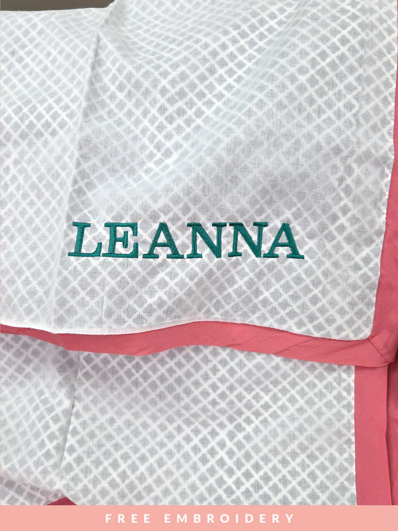 Seminyak Pink Cotton Dohar