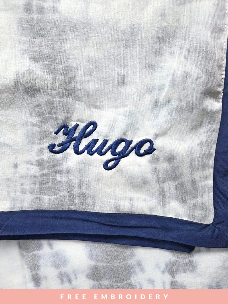 Kyoto Blue Cotton Dohar