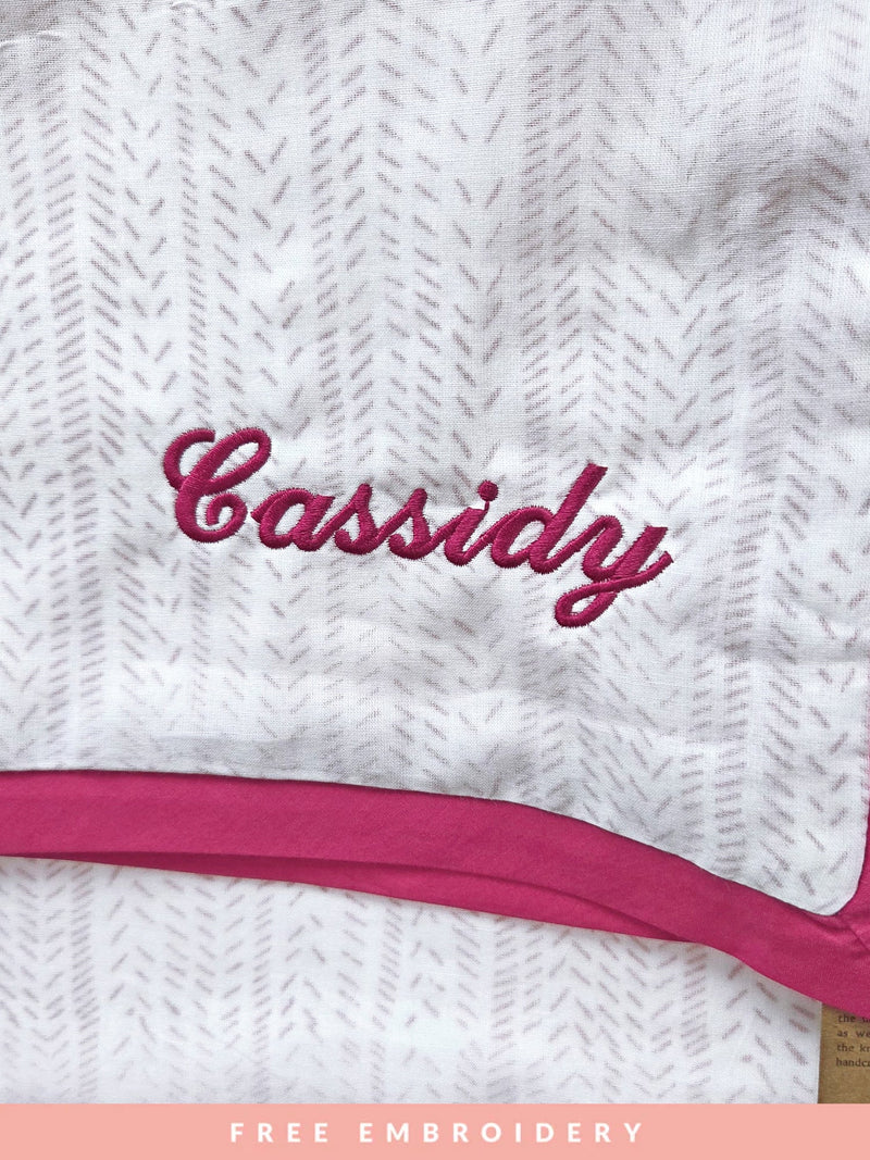 Provence Pink Cotton Dohar